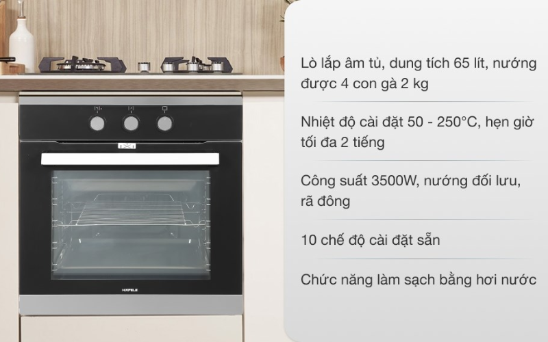 Lò nướng lắp âm Hafele HO-K60B