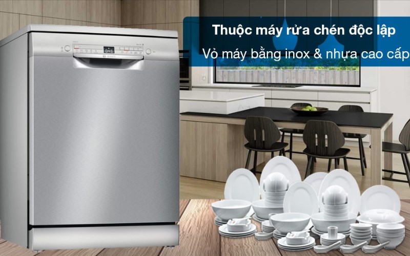 M&aacute;y rửa ch&eacute;n độc lập Bosch SMS2IVI61E 