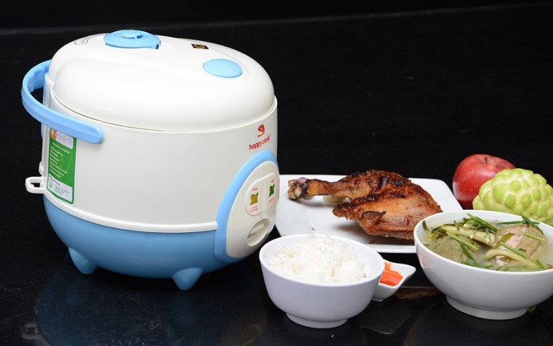 Nồi cơm điện Happycook 0.6 l&iacute;t HC-060 Xanh