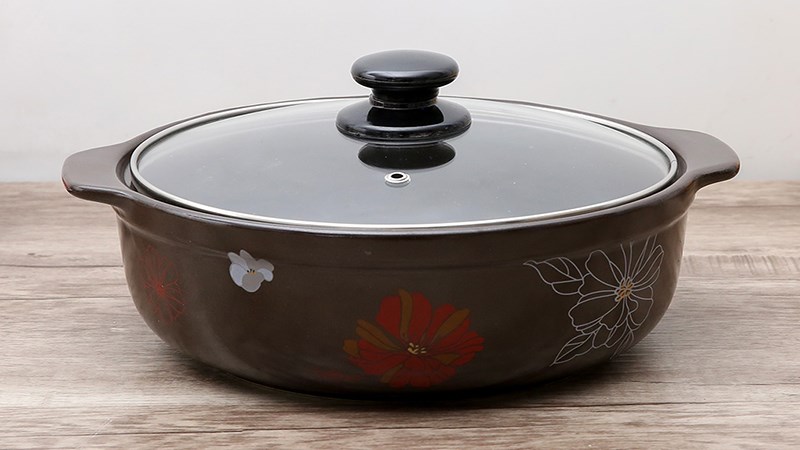 Nồi đất nắp k&iacute;nh 24 cm Dong hwa Tucbeghi GF-705 2.68 l&iacute;t