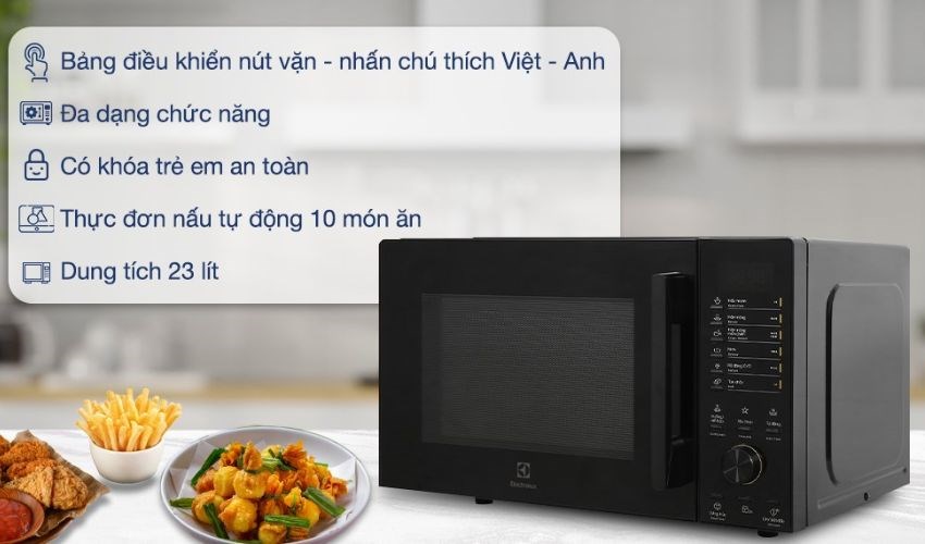 Ưu điểm l&ograve; vi s&oacute;ng điện tử