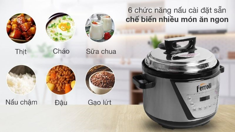 Đa dạng chức năng nấu