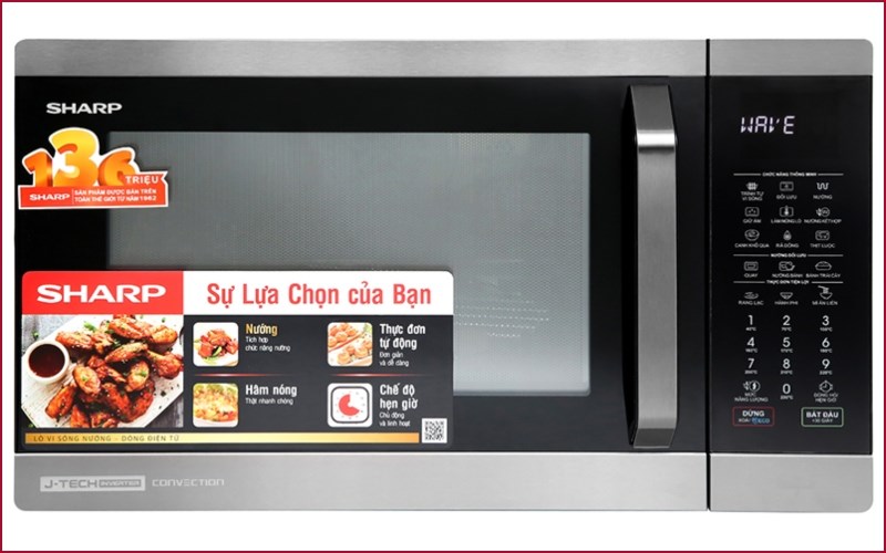 L&ograve; vi s&oacute;ng c&oacute; nướng Sharp R-C932XVN-BST 32 l&iacute;t
