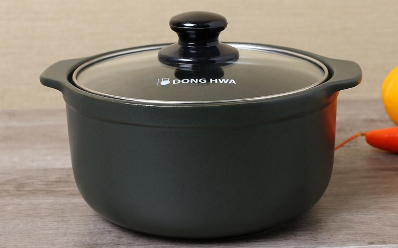 Nồi đất nắp k&iacute;nh 1.8 l&iacute;t Dong hwa Tucbeghi G-703H