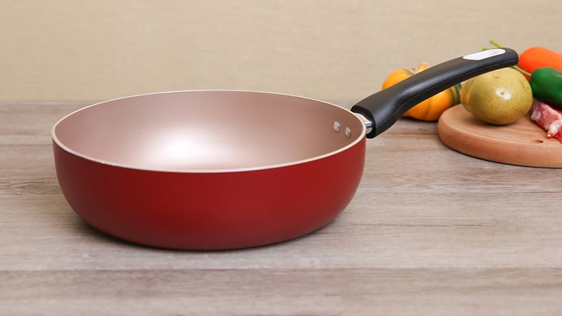 Chảo nh&ocirc;m s&acirc;u chống d&iacute;nh đ&aacute;y từ DMX CSE 26 cm