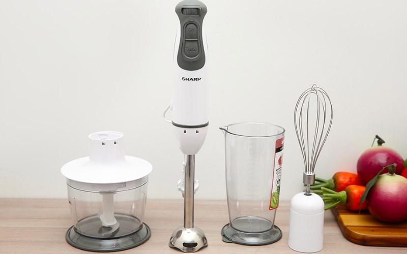 M&aacute;y xay sinh tố cầm tay Sharp EM-H076SV-WH 