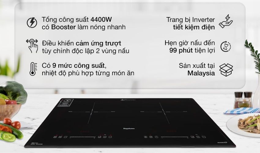 Bếp từ hồng ngoại lắp &acirc;m Hawonkoo CEH-210-IF