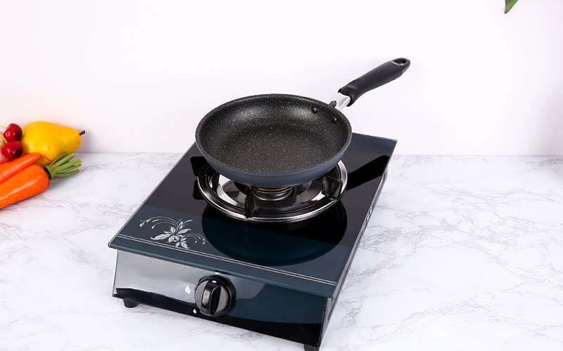 Chảo nh&ocirc;m chống d&iacute;nh v&acirc;n đ&aacute; 20 cm Delites CS002-20