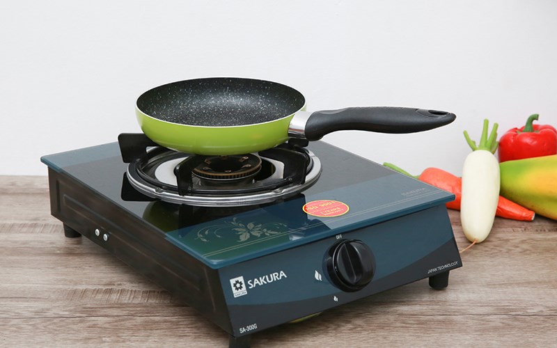 Chảo nh&ocirc;m chống d&iacute;nh v&acirc;n đ&aacute; 18 cm Sunhouse SHG1118MGB