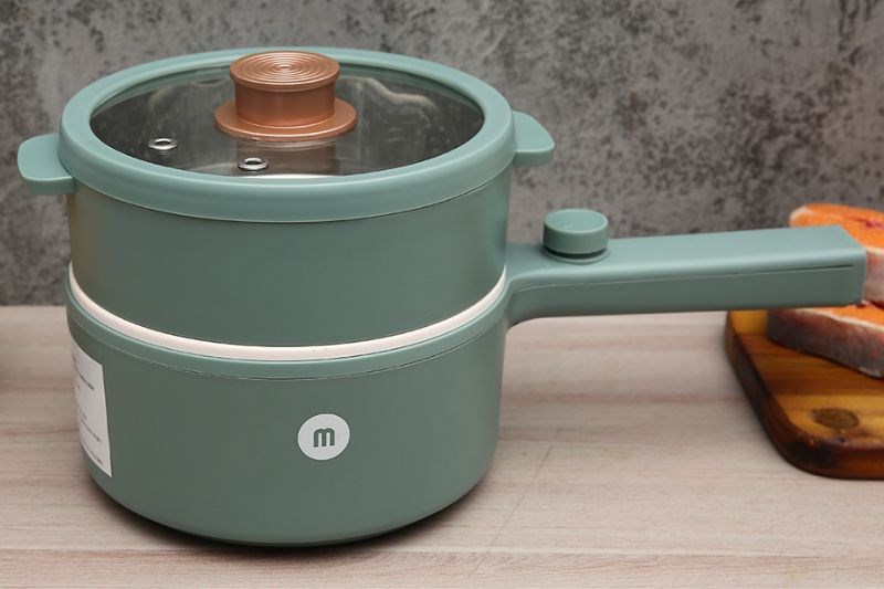 Chảo lẩu mini Mishio MK-271 1.5 l&iacute;t xanh