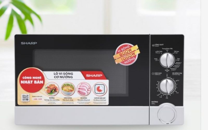 Lò vi sóng có nướng Sharp R-G302VN-S 23 lít