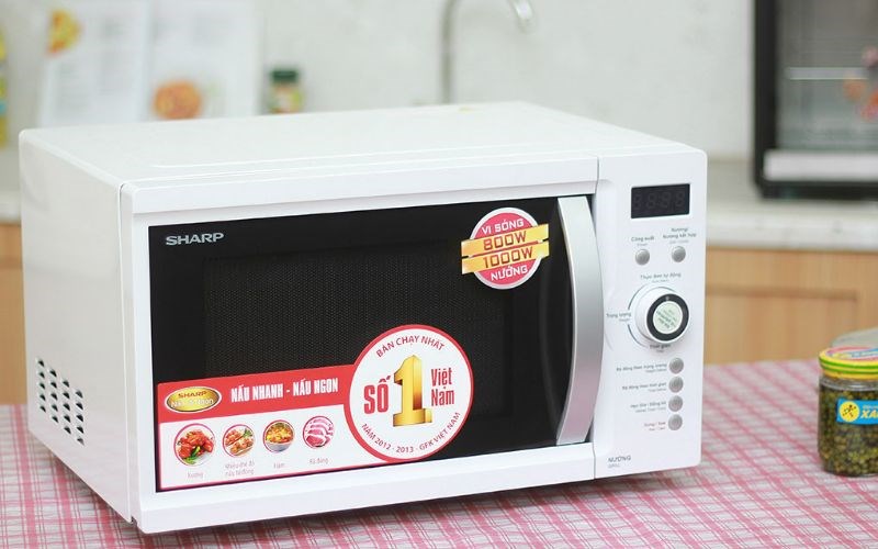 Lò vi sóng có nướng Sharp R-G371VN-W 23 lít