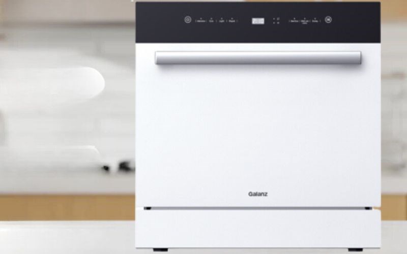 M&aacute;y rửa ch&eacute;n mini Galanz W8A2Q1-0E1(W)