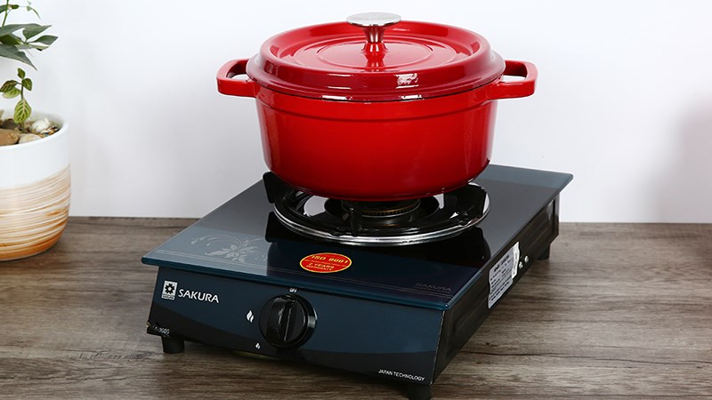 Nồi gang đ&uacute;c 24 cm Rapido RK24-RD