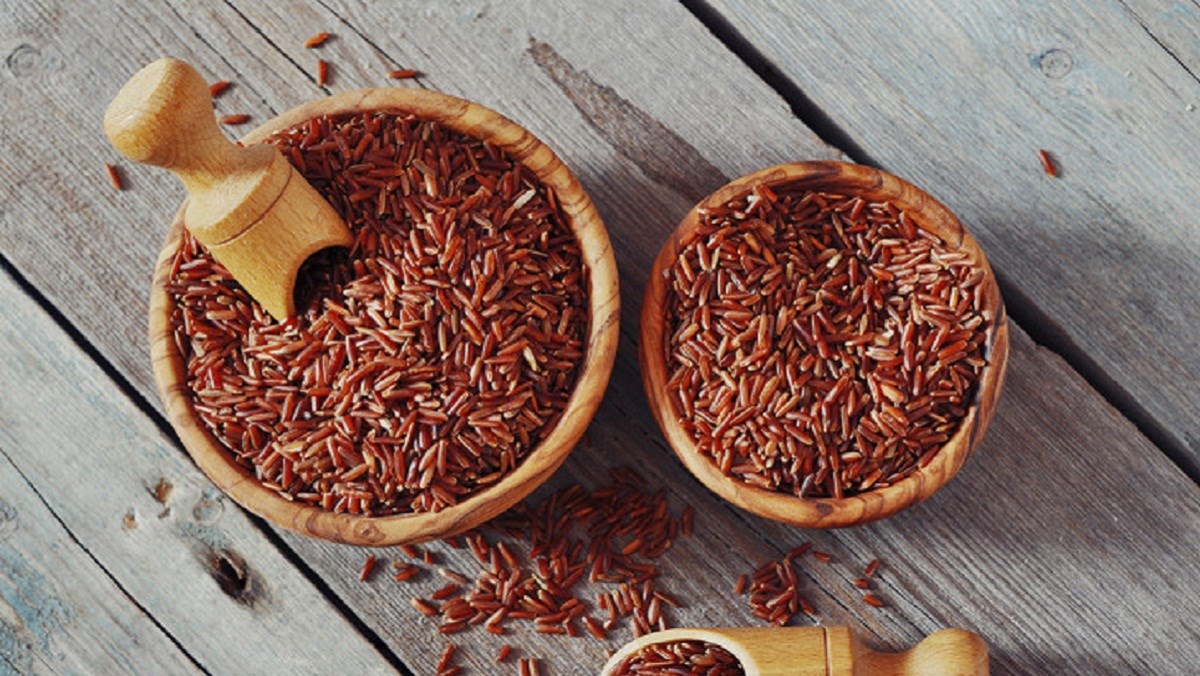 Nguyên liệu món ăn cách rang gạo lứt bằng nồi chiên không dầu