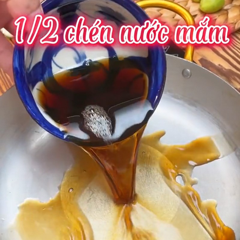 Bước 3 Làm mực rim nước mắm Khô mực rim nước mắm