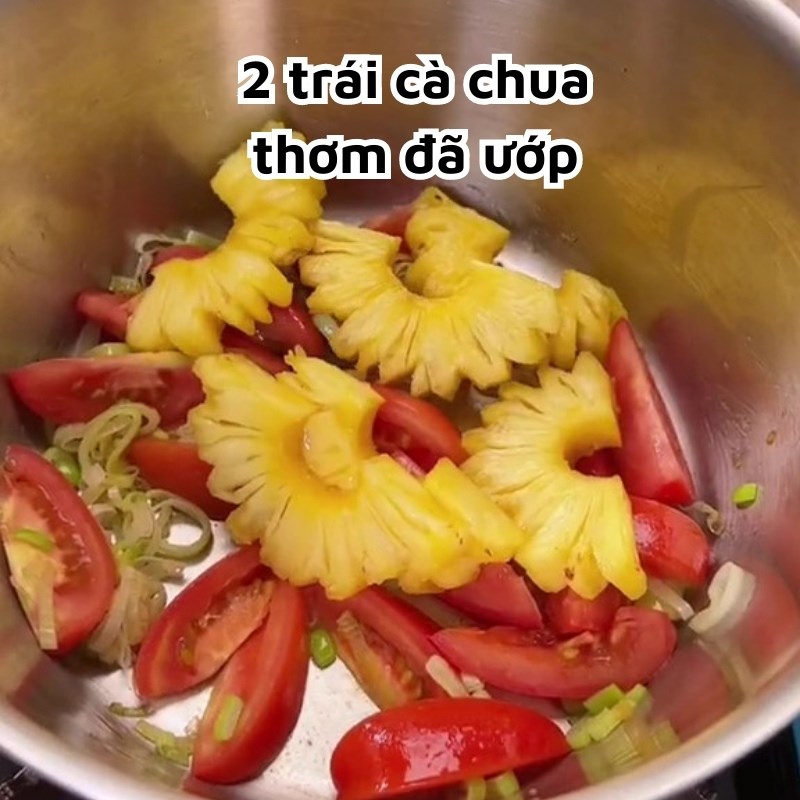 Bước 3 Chế biến Bún nấm thơm chay