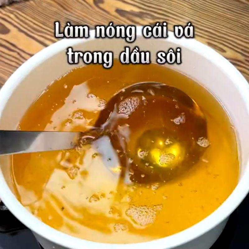 Bước 3 Chiên bánh Bánh giá chợ giồng