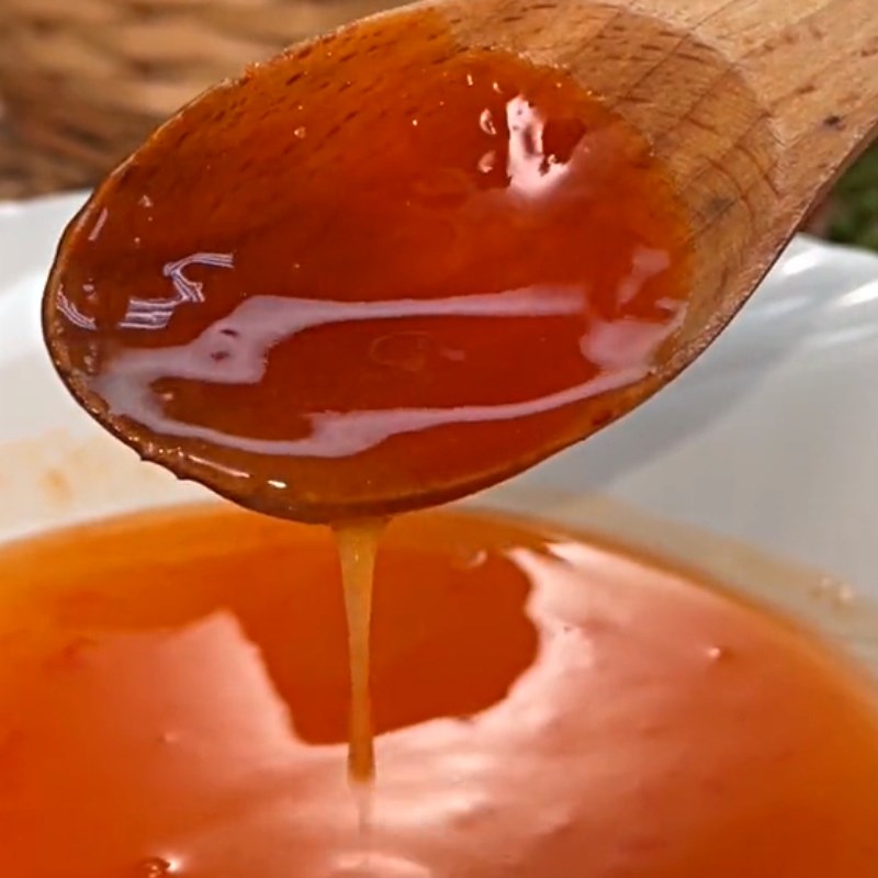 Bước 2 Làm nước sốt Khô cá đù sốt tương ớt