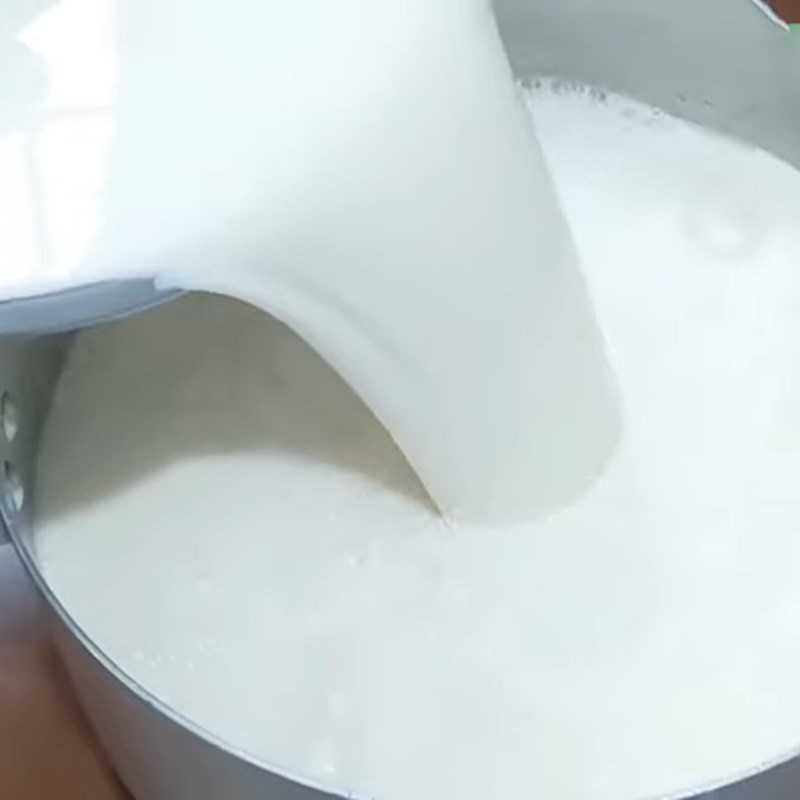 Bước 3 Nấu nước sữa đậu Cách làm đậu phụ bằng máy làm sữa hạt hoặc máy xay sinh tố