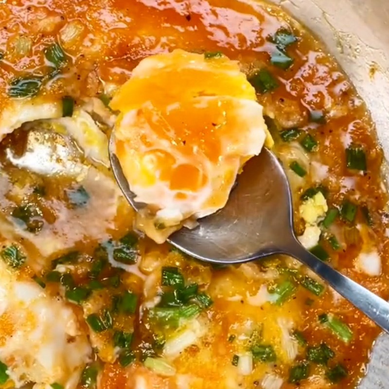 Bước 3 Thành phẩm Trứng ốp la chiên nước mắm