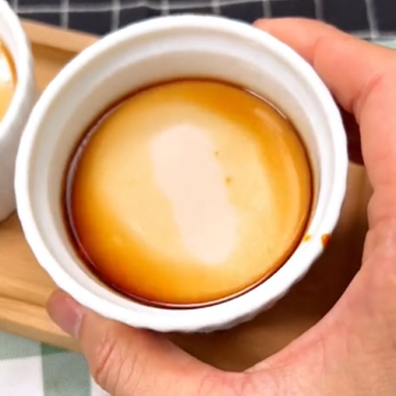 Bước 4 Thành phẩm Bánh flan chay từ sữa hạt