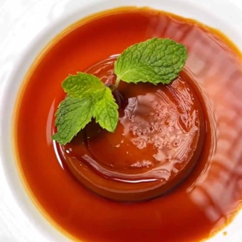 Bước 4 Thành phẩm Bánh flan chay từ sữa hạt