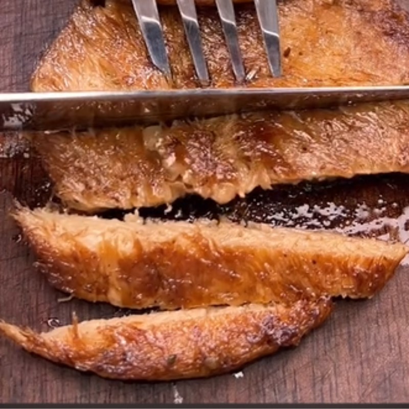 Bước 4 Thành phẩm Bít tết chay từ nấm hầu thủ