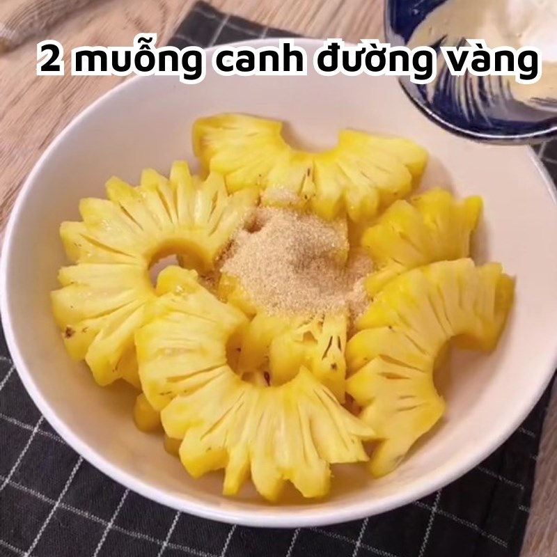 Bước 2 Ướp thơm Bún nấm thơm chay