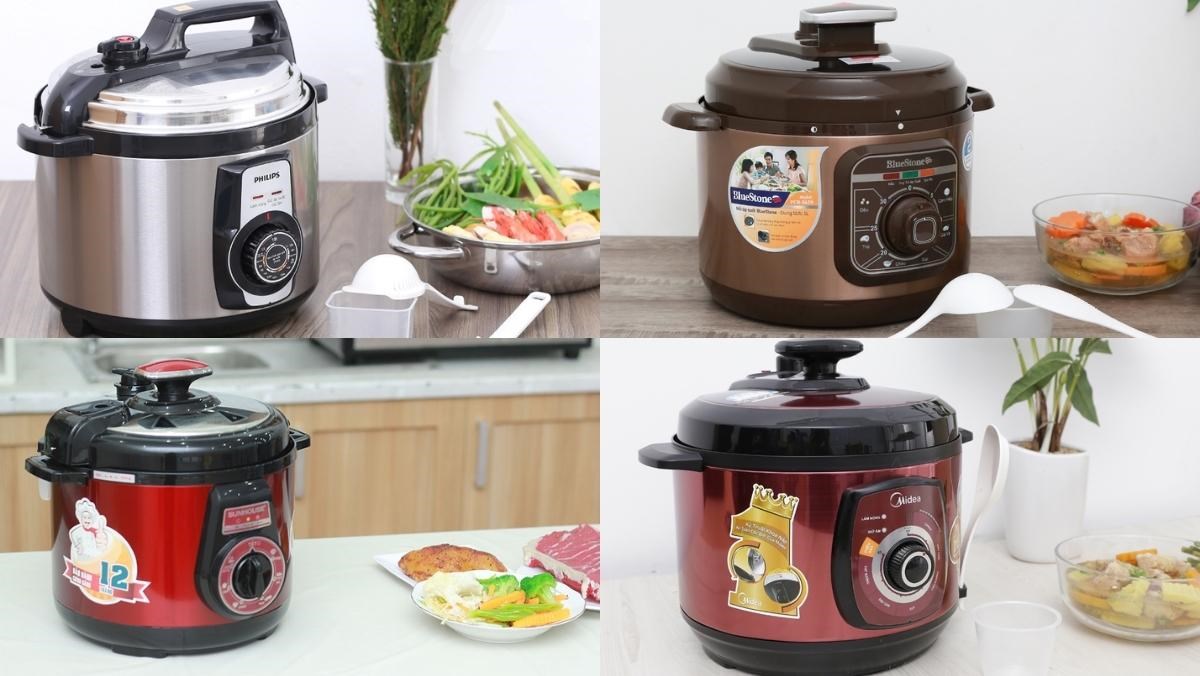 5 mẫu nồi áp suất suất đẹp, bền