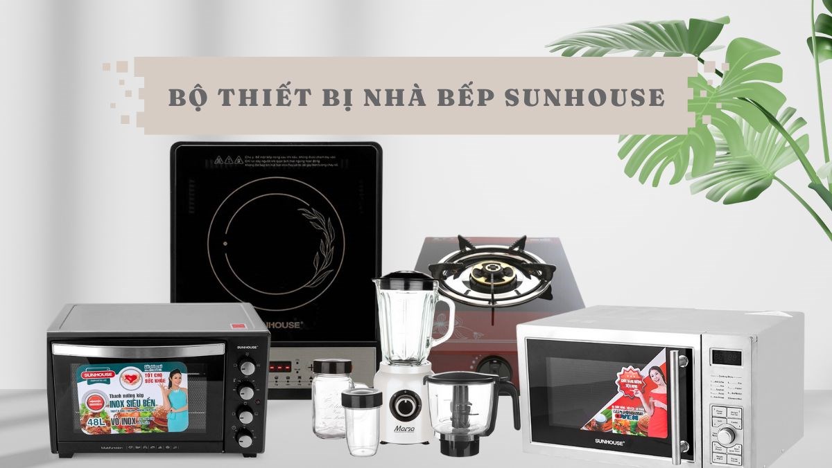 bộ thiết bị nhà bếp Sunhouse