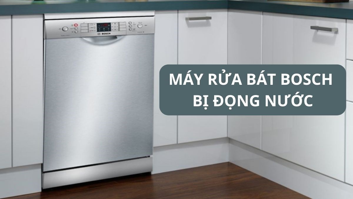 Máy rửa bát Bosch bị đọng nước