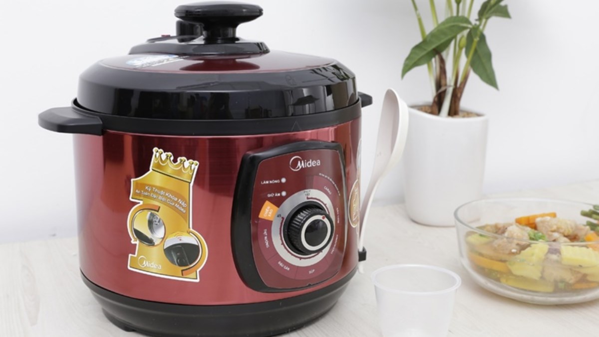 cách sử dụng nồi áp suất midea