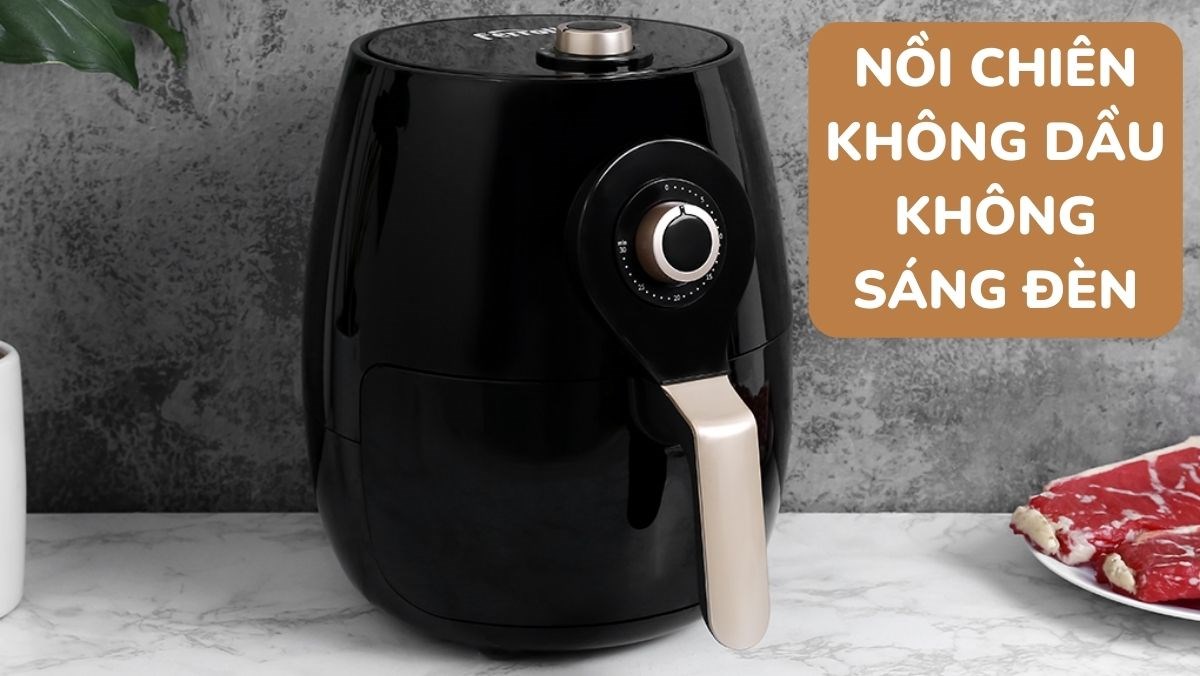 Nồi chiên không dầu không sáng đèn