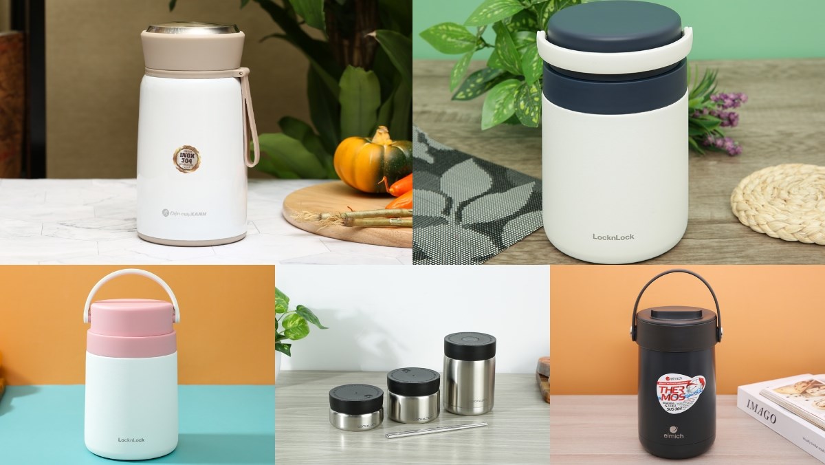 Top 5 bình thức ăn giữ nhiệt chất lượng