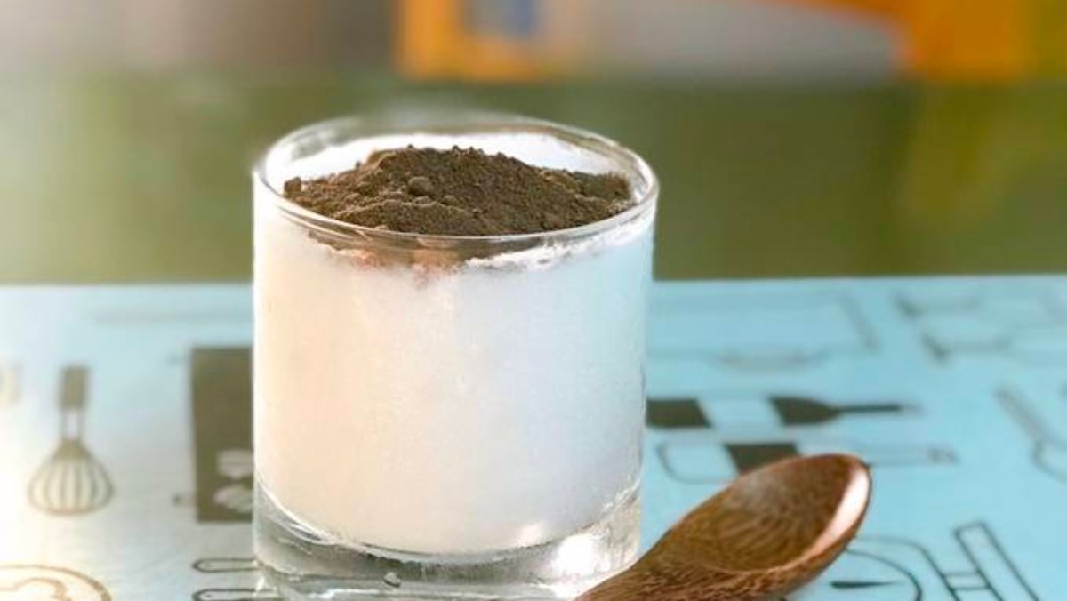 Cách làm đá bào cacao dừa
