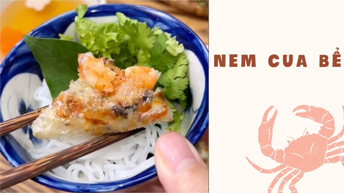 Nem cua bể ( công thức từ tiktok Vào bếp cùng Điện máy XANH)