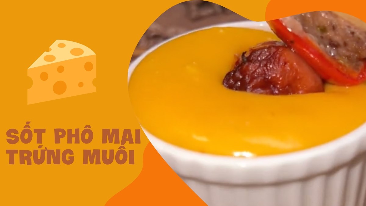 Sốt phô mai trứng muối (công thức từ tiktok Vào bếp cùng Điện máy XANH)