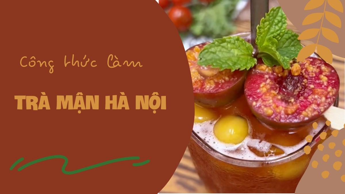 Trà mận hà nội (Công thức từ tiktok Vào bếp cùng Điện máy XANH)