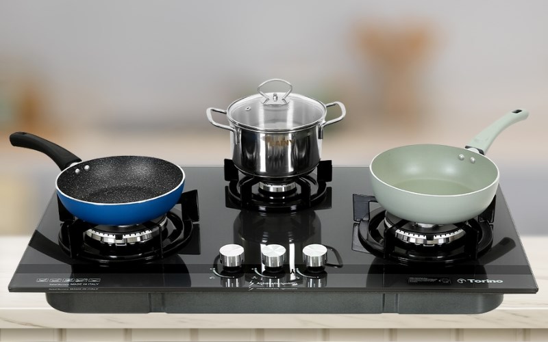 Bếp ga &acirc;m Torino MILANSBI-3B(SV)