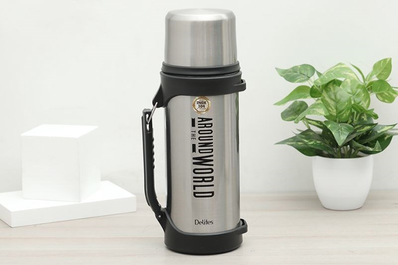 B&igrave;nh giữ nhiệt inox 1500 ml Delites H21 Bạc