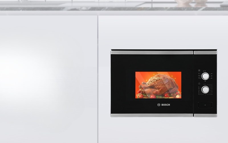 L&ograve; vi s&oacute;ng kết hợp nướng Bosch v&ocirc; c&ugrave;ng tiện lợi