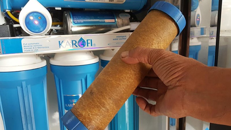 M&agrave;ng lọc RO bị tắc nghẽn