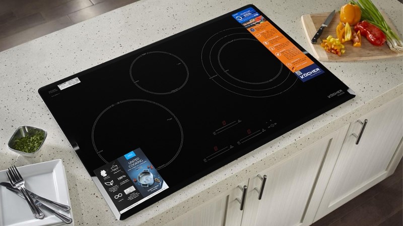 Bếp từ 3 v&ugrave;ng nấu lắp &acirc;m Kocher DI-855GE