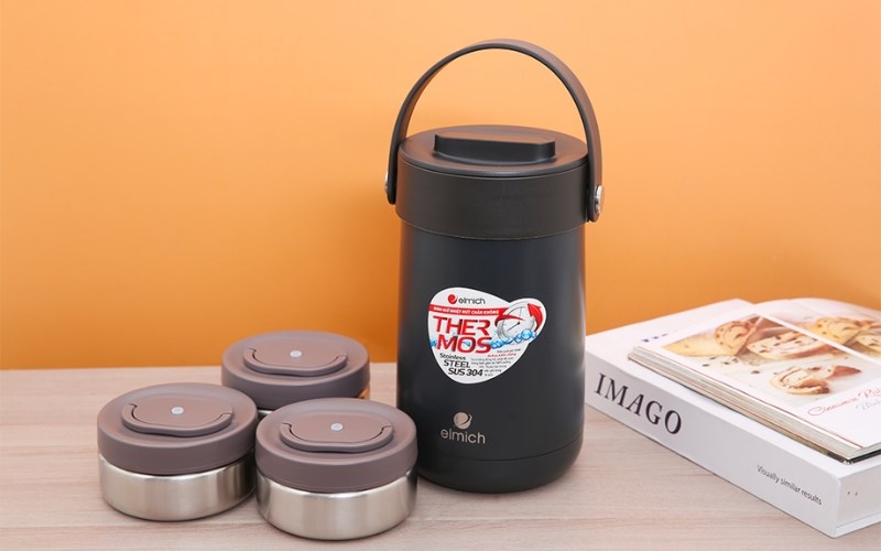 Bình đựng thức ăn giữ nhiệt inox 1500 ml Elmich EL3129