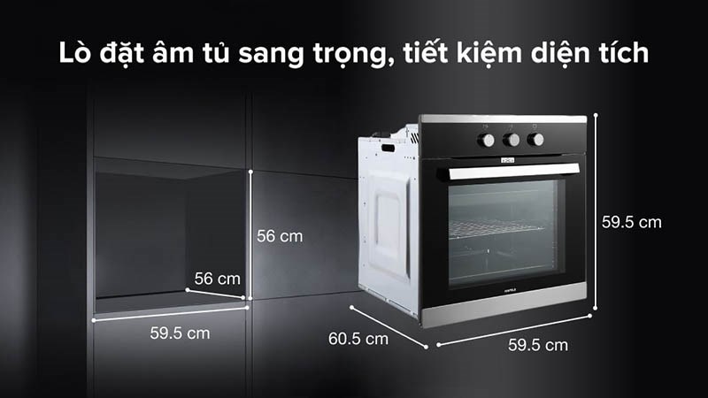 Lò nướng âm Hafele HO-K60B (534.05.581) 65 lít