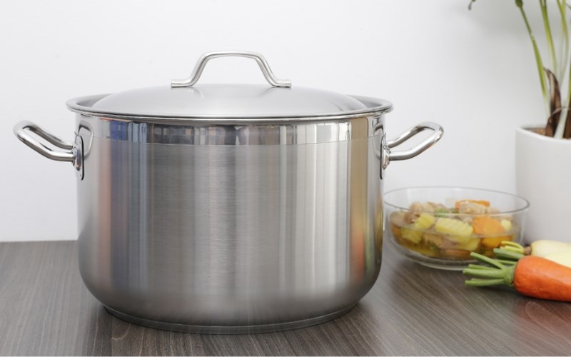 Nồi inox 3 đ&aacute;y nắp inox 32 cm Fivestar N32-3D