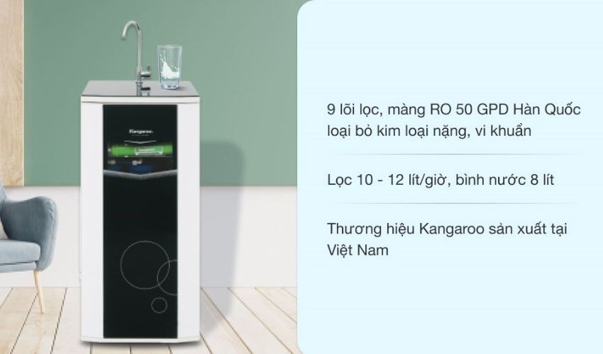 Máy lọc nước RO Kangaroo VTU KG109A 9 lõi