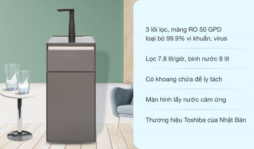 Máy lọc nước RO Toshiba TWP-N1843SV 3 lõi