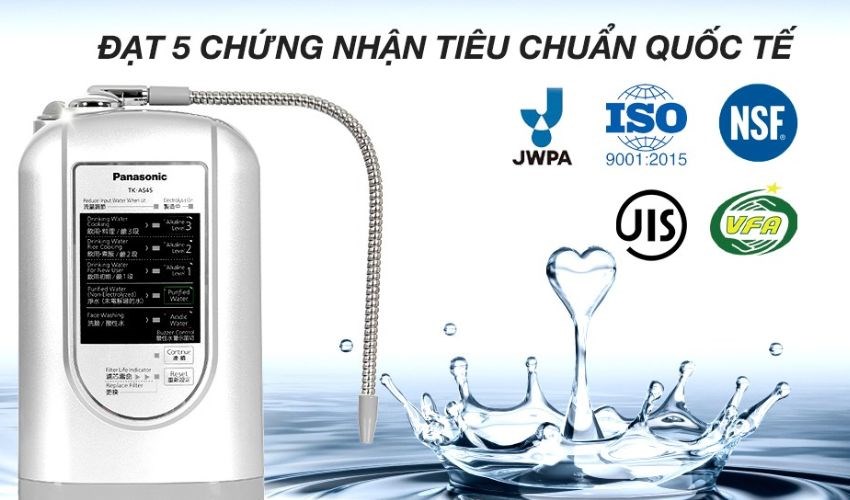 Máy lọc nước Panasonic sản xuất tại Nhật Bản